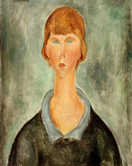 Amedeo Modigliani "Porträt einer jungen Frau" 65 x 50"cm
