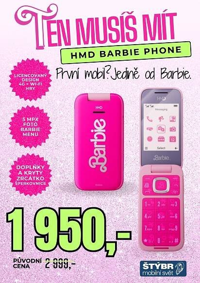 více o novince zde - Barbie PHONE - ten musíš mít! Nyní za skvělou cenu! - První mobil? Mobil pro detox? Stylový kousek? To vše je...
