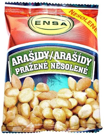 Ensa Arašídy pražené nesolené | 100 g