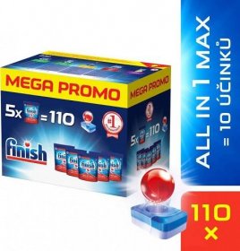 Calgonit Finish All in1 Max Mega Box 110 ks od 629 Kč - Heureka.cz