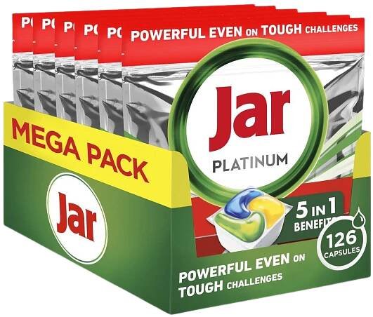 PB Jar Platinum Lemon na nádobí 126 kapslí