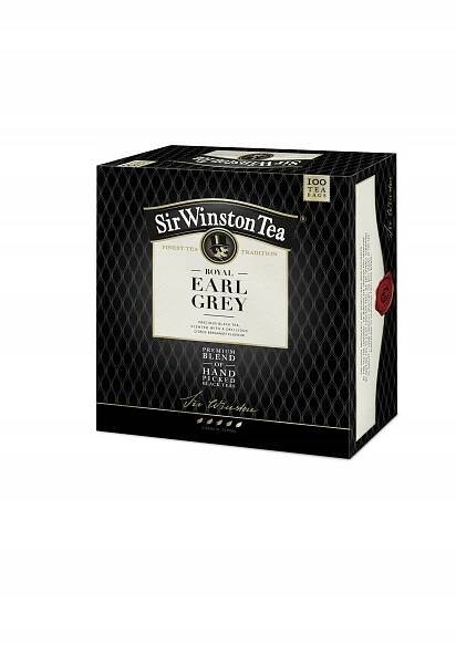 Sir Winston Tea Earl Grey černý čaj 100 sáčků 175 g