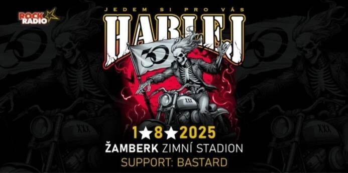 HARLEJ - 30 let (support: BASTARD) / Zimní stadion Žamberk / 01.08.2025 | TicketLIVE - Naživo je to nejlepší 