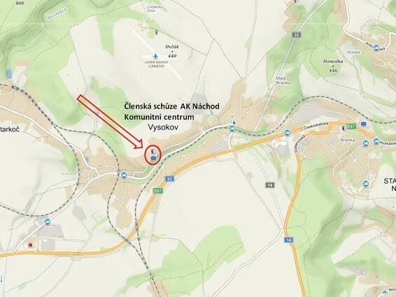 Pozvánka na členskou schůzí AK Náchod 24.2.2024 – Aeroklub Náchod
