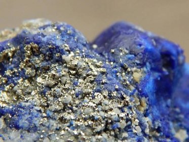 Lazurit s pyritem, Afghánistán  - Minerály a zkameněliny