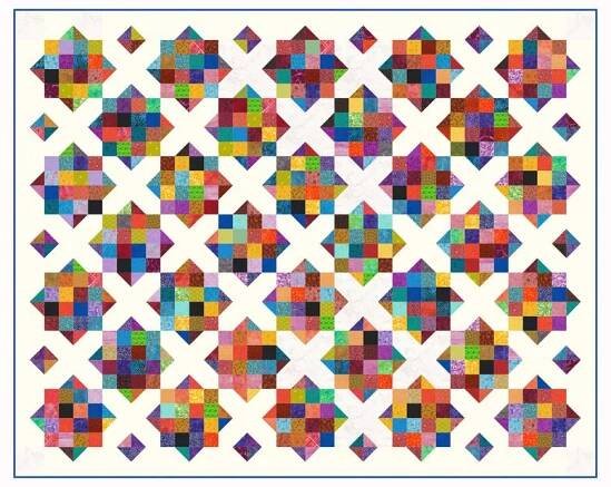 Perfectly Scrappy 16-Patch Quilt Pattern