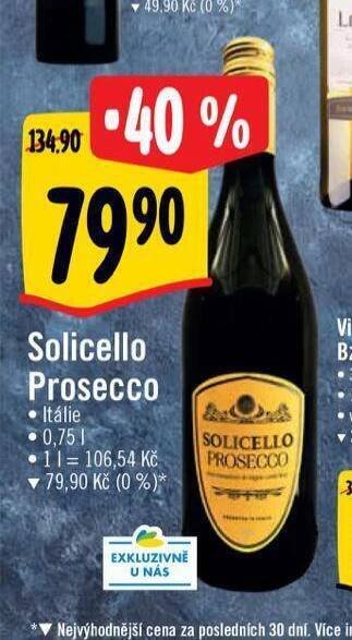 Albert Prosecco solicello nabídka