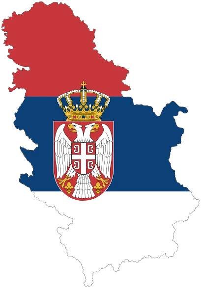 Mapa Srbska | Mapy | Ilustrační obrázek, klipart, zdarma ke stažení