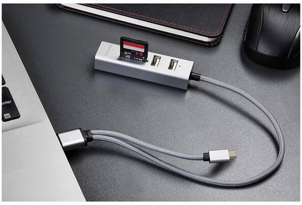 YHC 103SR USB C OTG HUB + čtečka YENKEE : Iceny.cz