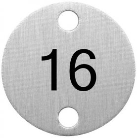 Bolero Table Numbers Silver (16-20) – [DY773]