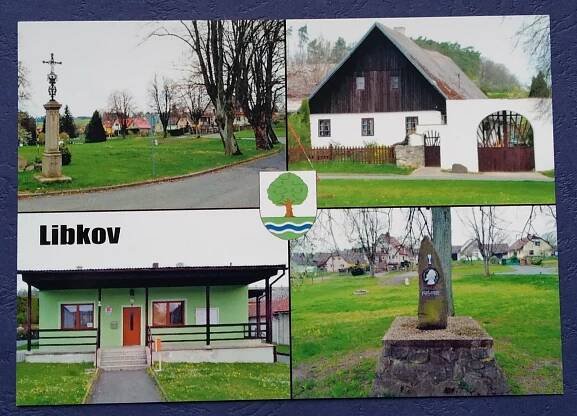 Libkov, Domažlice  - Pohlednice místopis