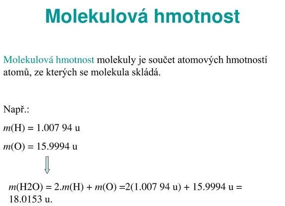 PPT - Atom ová hmotnost PowerPoint Presentation, free download - ID:3916172