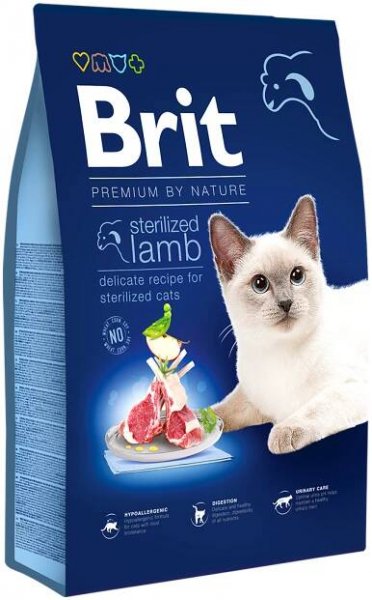 Brit Premium by Nature Cat Sterilized Lamb – Brit