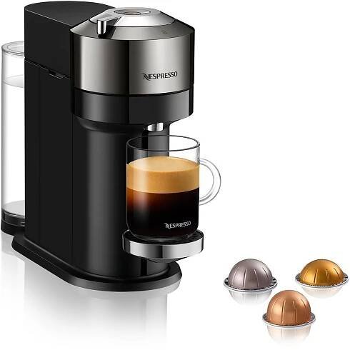 NESPRESSO KRUPS Vertuo Next Deluxe Dark Chrome XN910C10