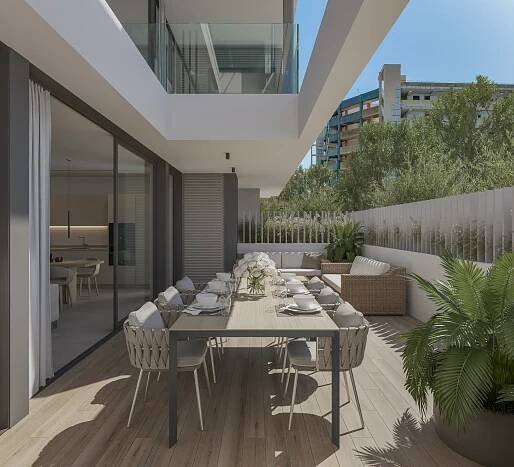 Neubau-Gartenwohnung in Cala Mayor - Marvin Mischewski, Mallorcas Luxusimmobilienmakler