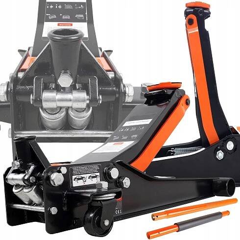 Kraft&Dele KD1309 Hydraulický zvedák pojízdný nízkoprofilový 3,5 t