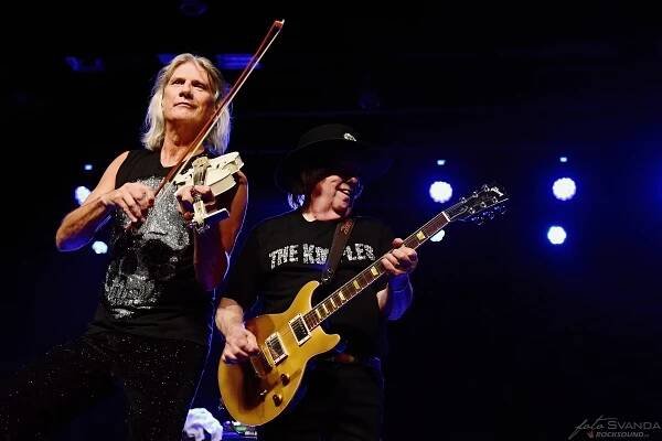 Slade, John Berry a Dave Hill/foto: Honza Švanda