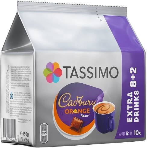 TASSIMO Cadbury Hot Chocolate Orange 8 kapslí