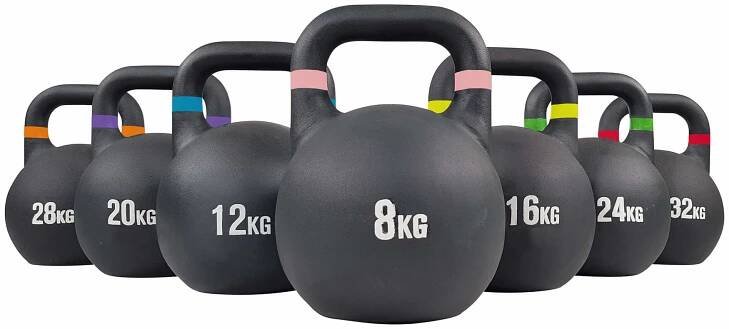 Kettlebell ocelový TUNTURI Competition