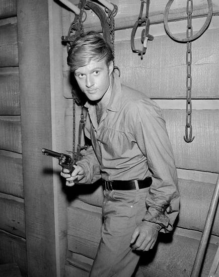 Robert Redford As Matthew Cordell In The 1963 Episode &Amp;Quot;The Evil That Men Do&Amp;Quot; Of The Television Series 'The Virginian'.
