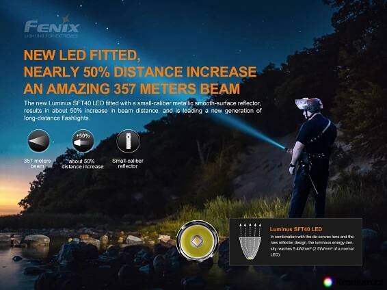 LED svítilna Fenix PD35 V3.0 - LED svítilny a čelovky Kronium.cz