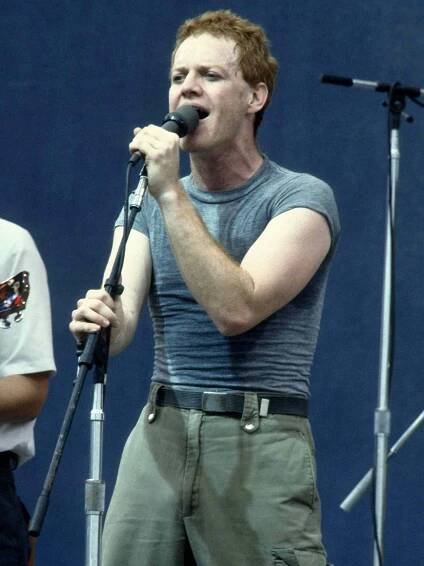 Danny Elfman of Oingo Boingo performing at the US Festival circa 1983