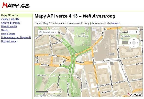 JS SDK Mapy.cz - Developer Mapy