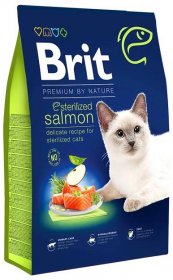 Brit Premium Cat by Nature Sterilized Salmon 8kg | ONLINESHOP.cz