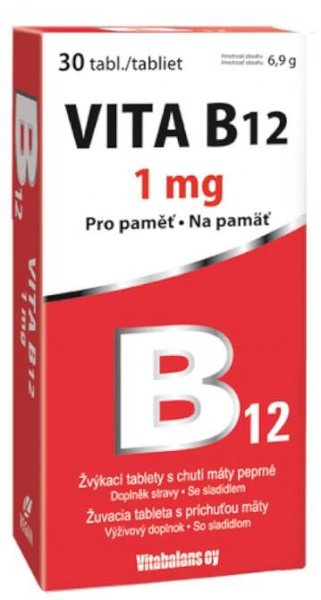 Vita B12 1mg 30tbl