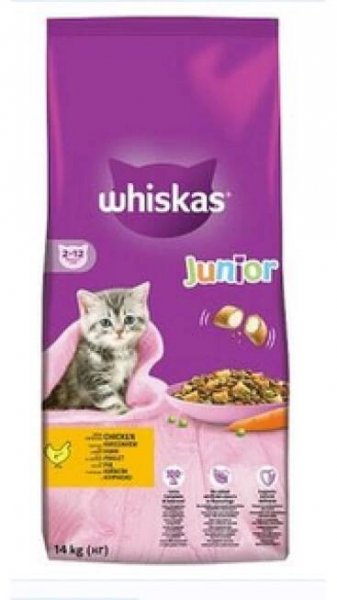 Whiskas 14kg junior cat AKCE