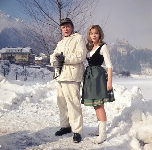Kam orli nelétají - Z filmu - Richard Burton, Ingrid Pitt