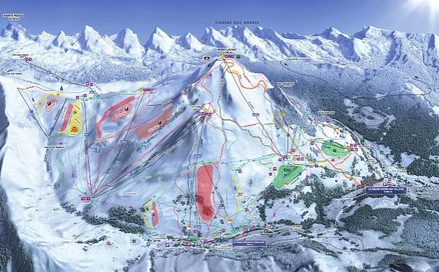 Le Grand Bornand Průvodce po středisku, mapa lokací & Le Grand Bornand ubytovaní