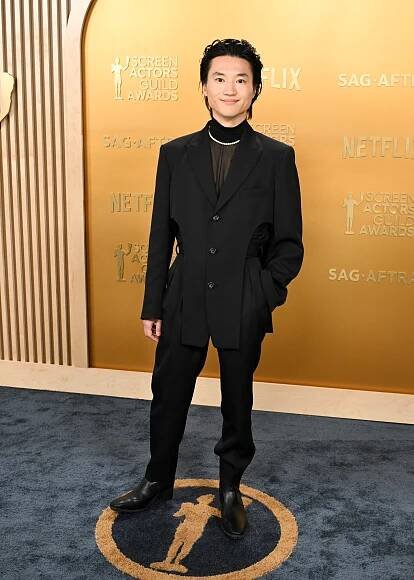 Hiroto Kanai at the 31st Screen Actors Guild Awards held at Shrine Auditorium and Expo Hall on February 23, 2025 in Los Angeles, California.