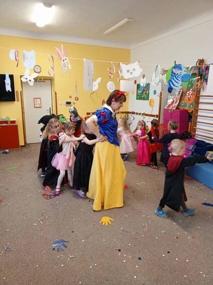 Karneval v mateřské školce — ZŠ a MŠ Český Rudolec