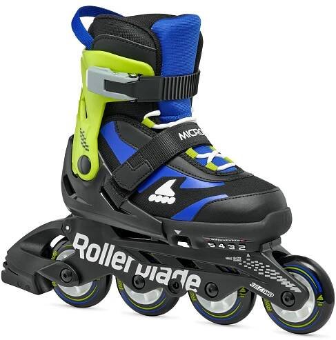 Dětské kolečkové brusle Rollerblade Microblade Jr black/blue