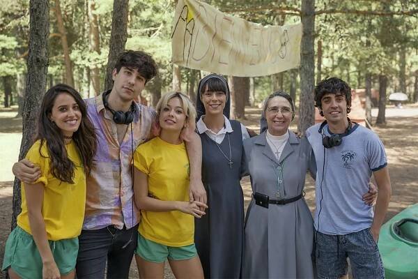 Macarena García, Javier Calvo, Anna Castillo, Belén Cuesta, Gracia Olayo, Javier Ambrossi - La llamada - Z natáčení
