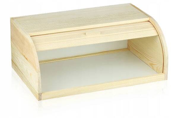 DŘEVĚNÝ CHLEBNÍK VELKÝ NÁDOBA NA PEČIVO CHLÉB 40cm KLASICKÝ PŘÍRODNÍ Kód výrobce FC-B405-Bamboo-v2