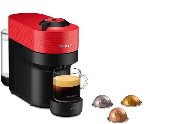 Nespresso Krups Vertuo Pop XN9205 ostře červená od 1 898 Kč