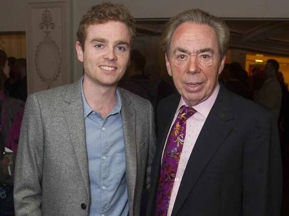 William Lloyd Webber and Sir Andrew Lloyd Webber at the 'Sunset Boulevard' musical press night on April 4, 2016.