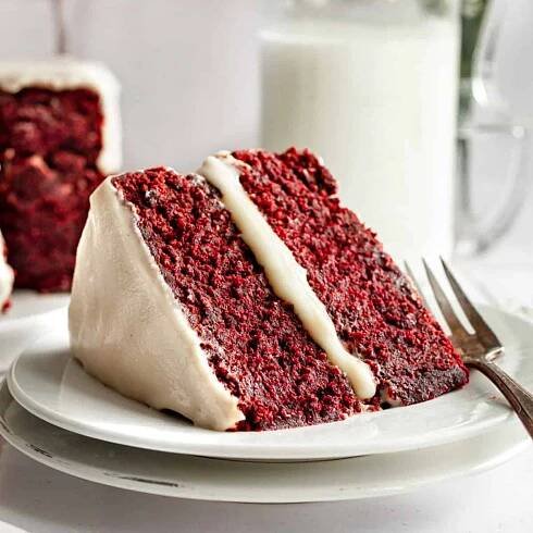 Plant-Based Red Velvet Cake