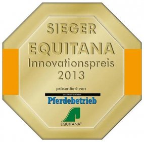 Logo Innovationspreis vls (Vertical Lift System) Messe Equitana