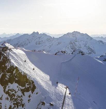 Sonnenaufgang - Café 3440 - Pitztaler Gletscher