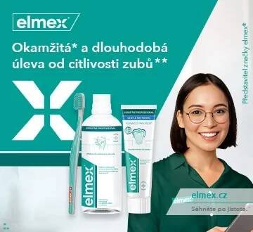Elmex Sensitive Professional White zubní pasta. Pro okamžitou* a dlouhotrvající úlevu od bolesti citlivých zubů.