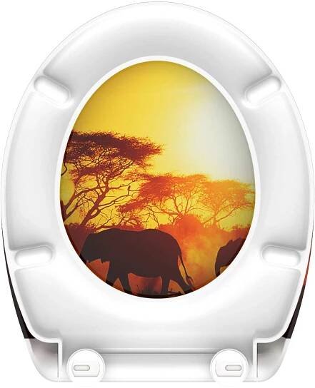 A-Interiéry WC sedátko SoftClose AFRICA 82360