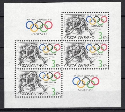 Československo 1984 - XIV. zimní olympijské hry Pof. A2632 - svěží **