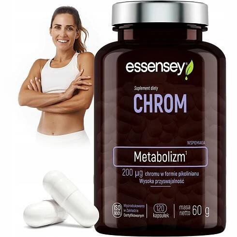 CHRÓM PIKOLINIÁN FORTE MAX PORCIA NA 120 DNI METABOLIZMUS CUKOR GLUKÓZA WEGE
