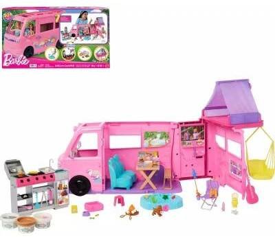 Mattel BRB Barbie auto karavan snů velký herní set s modelínou a doplňky