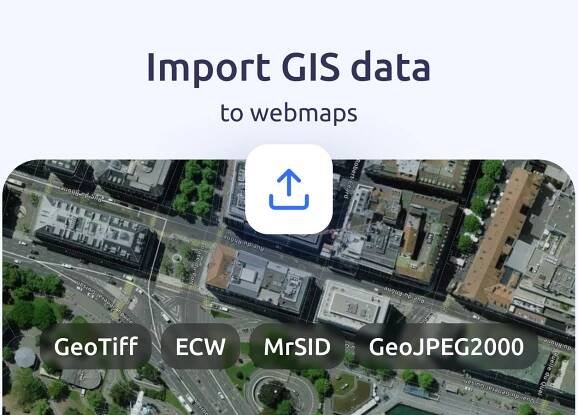 Import GIS data to MapTiler Cloud