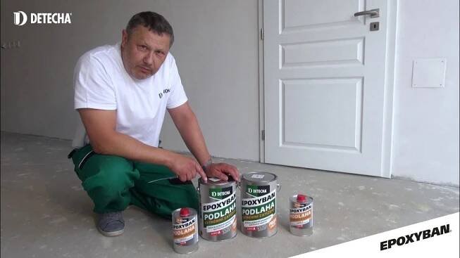 DETECHA Epoxyban – epoxidová podlaha garáže – návod