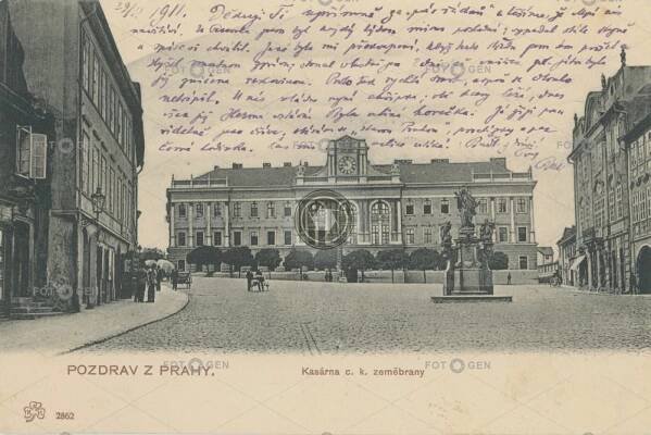 Pohořelec náměstí Hradčan 1911